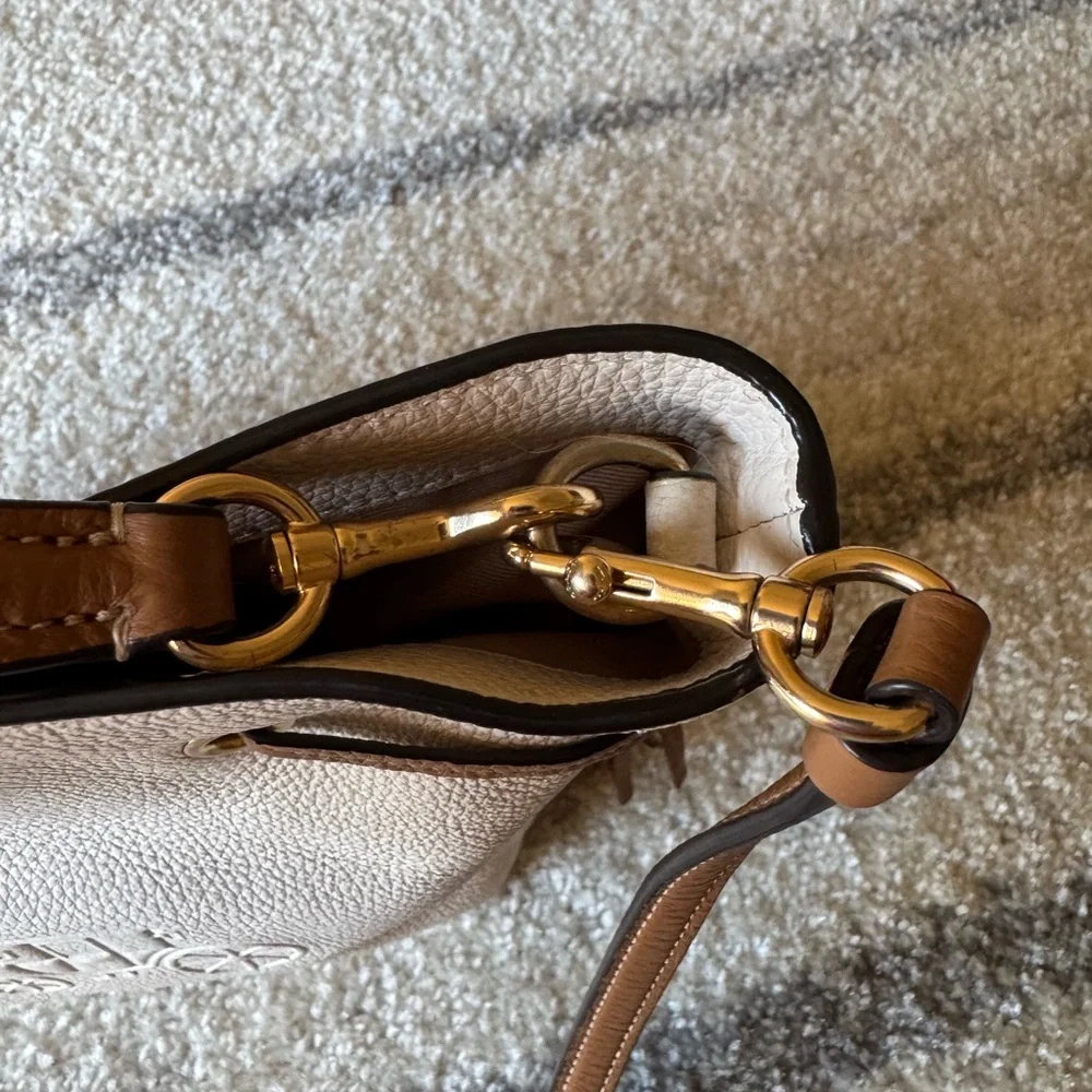 Coach Ivory and Tan Crossbody Bag - Picture 15 of 15